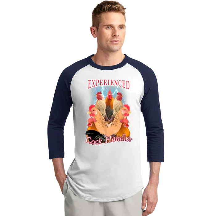 Experienced Cock Handler Baseball Sleeve Shirt