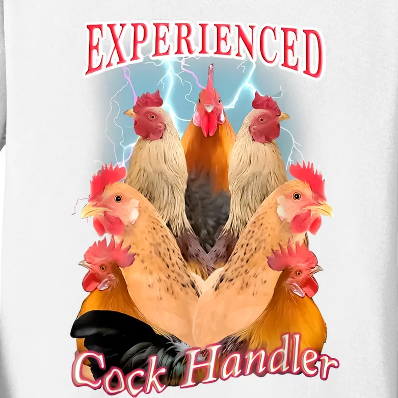 Experienced Cock Handler Kids Long Sleeve Shirt