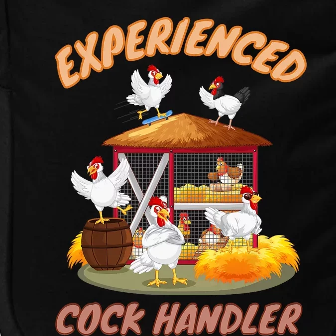 Experienced Cock Handler Funny Chicken Impact Tech Backpack