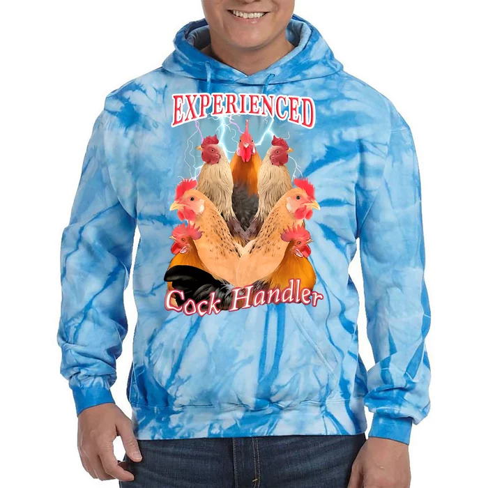 Experienced Cock Handler Tie Dye Hoodie