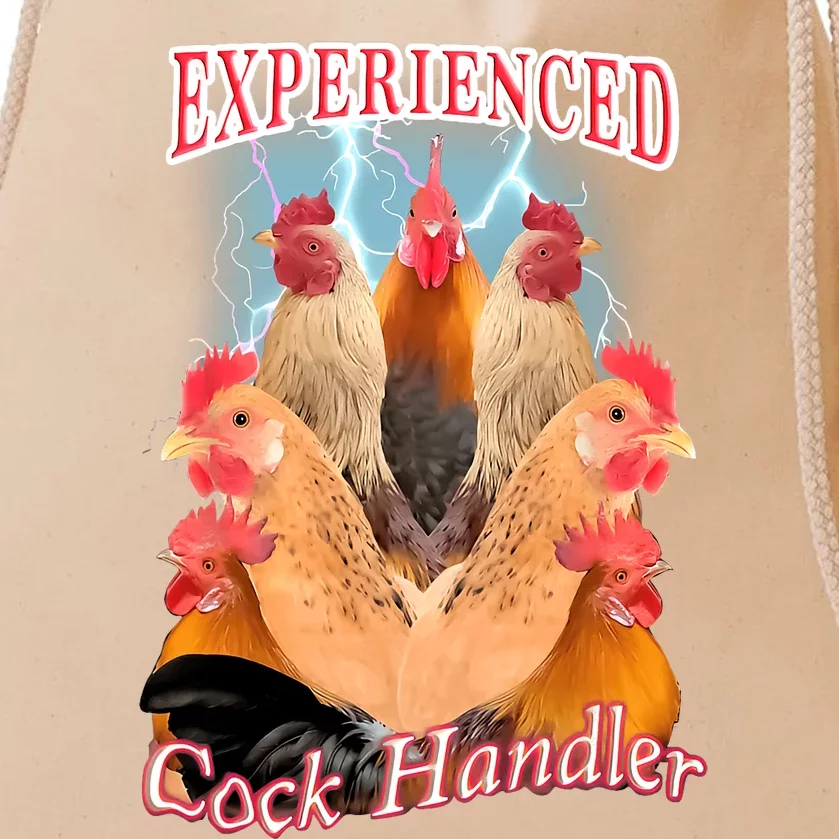 Experienced Cock Handler Drawstring Bag