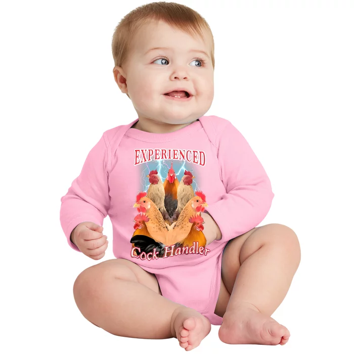 Experienced Cock Handler Baby Long Sleeve Bodysuit