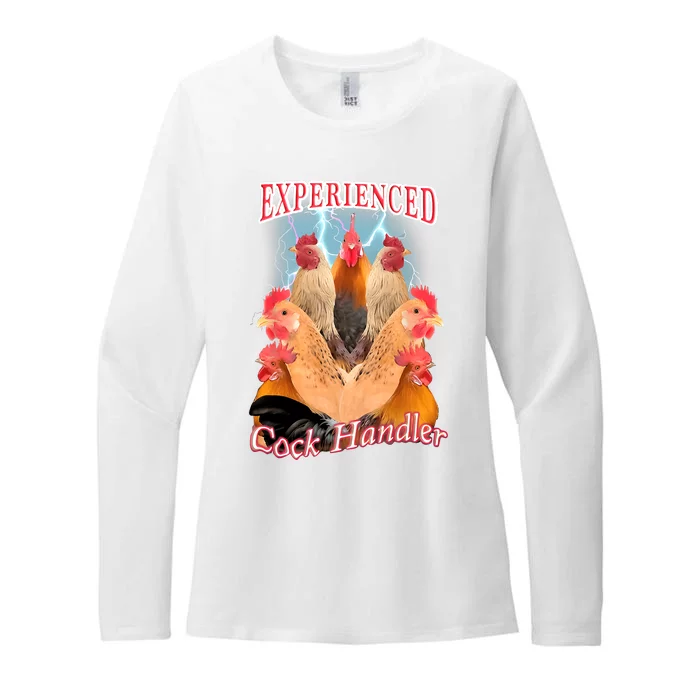 Experienced Cock Handler Womens CVC Long Sleeve Shirt