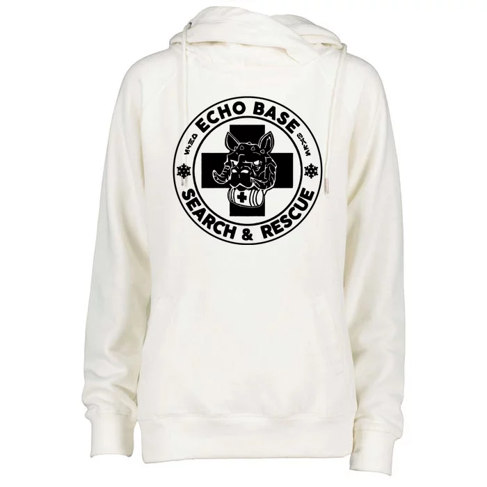 Echo Base Search And Rescue Womens Funnel Neck Pullover Hood