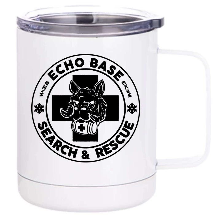 Echo Base Search And Rescue Front & Back 12oz Stainless Steel Tumbler Cup