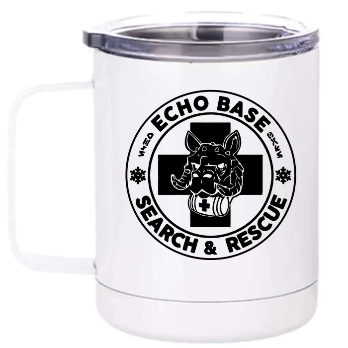 Echo Base Search And Rescue Front & Back 12oz Stainless Steel Tumbler Cup