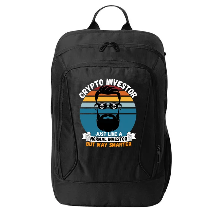 ERGO Crypto Investor HODL ERGO Crypto Coin Funny ERGO Miner City Backpack