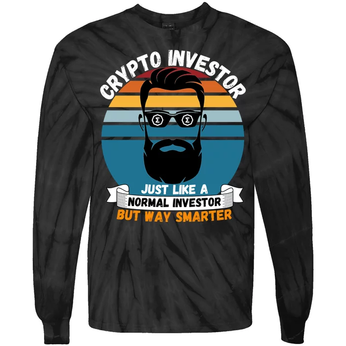 ERGO Crypto Investor HODL ERGO Crypto Coin Funny ERGO Miner Tie-Dye Long Sleeve Shirt