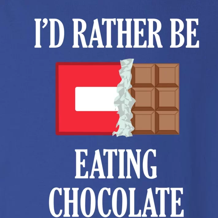 Eating Chocolate Ironic Saying Chocolatier Cute Gift Toddler Long Sleeve Shirt