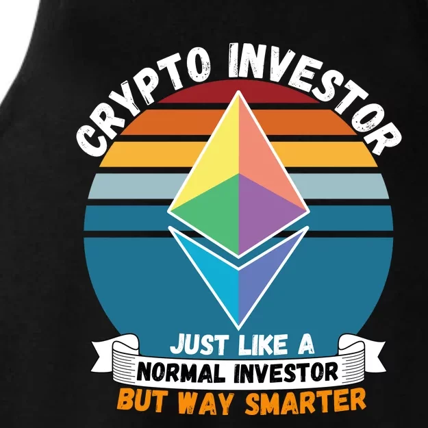 Ethereum Crypto Investor, HODL Ethereum, Crypto Coin, Funny ETH Ladies Tri-Blend Wicking Tank