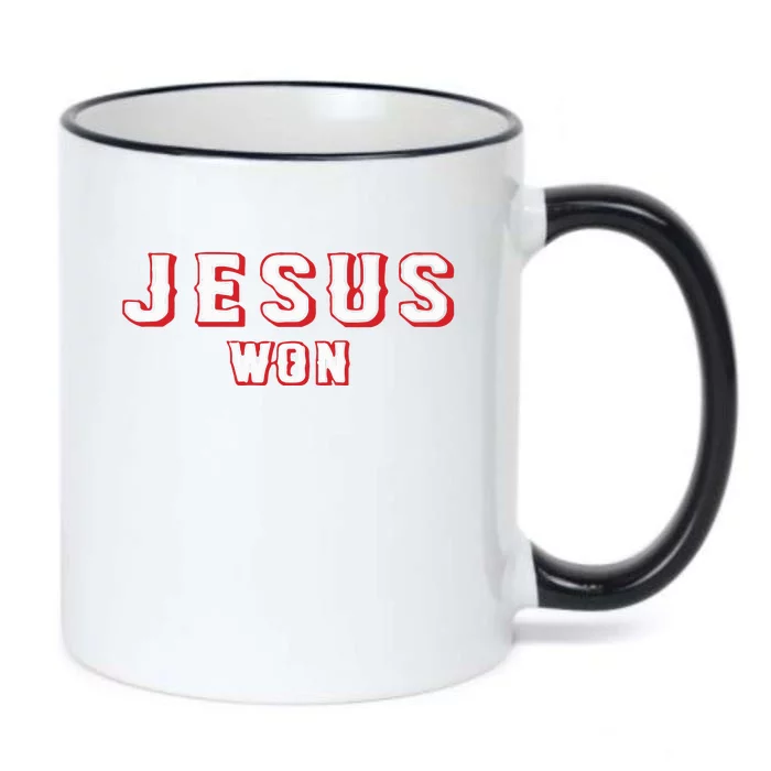 Evan Carter Jesus Won Black Color Changing Mug