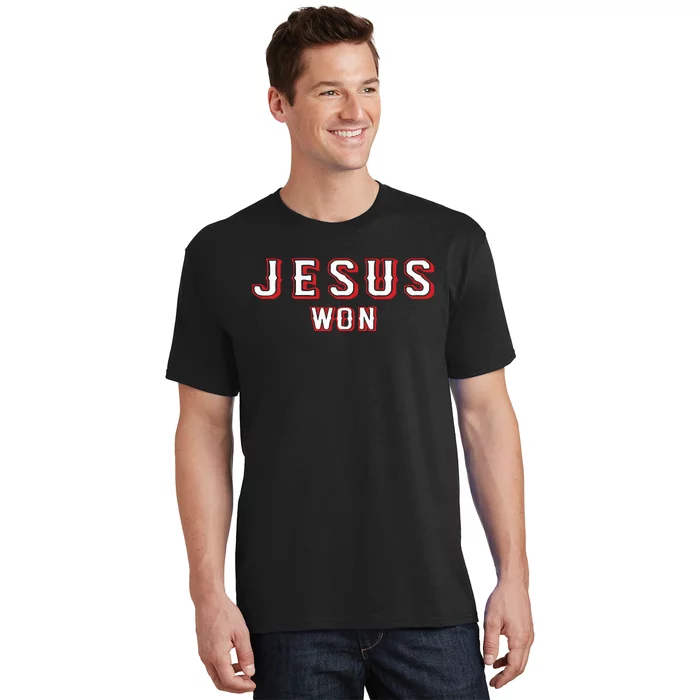 Evan Carter Jesus Won T-Shirt