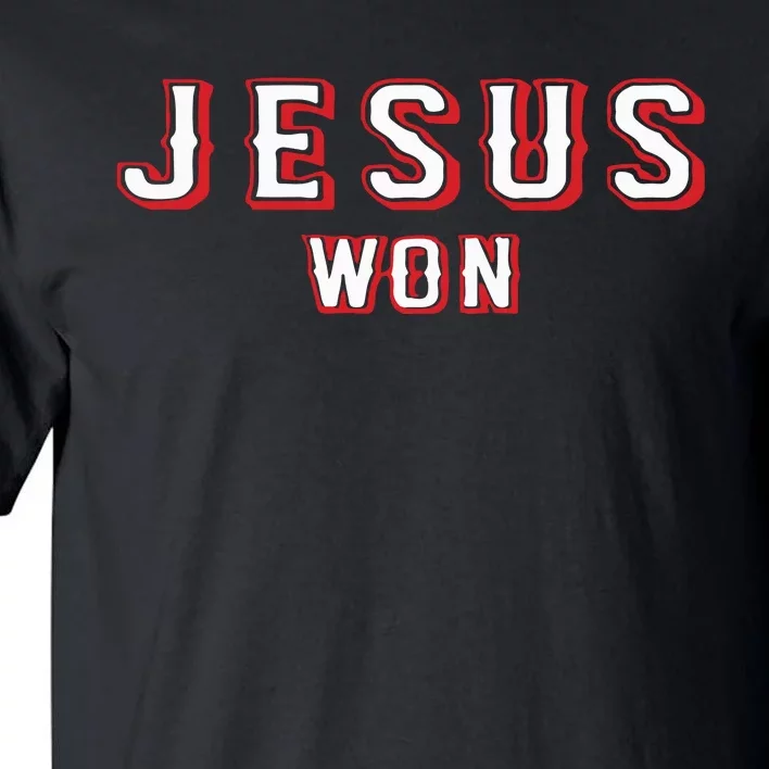 Evan Carter Jesus Won Tall T-Shirt