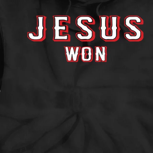 Evan Carter Jesus Won Tie Dye Hoodie