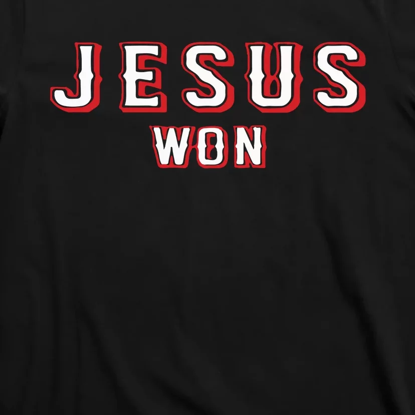 Evan Carter Jesus Won T-Shirt