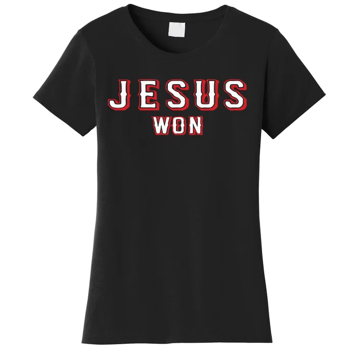 Evan Carter Jesus Won Women's T-Shirt