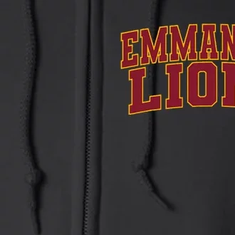 Emmanuel College Lions Arch01 Full Zip Hoodie