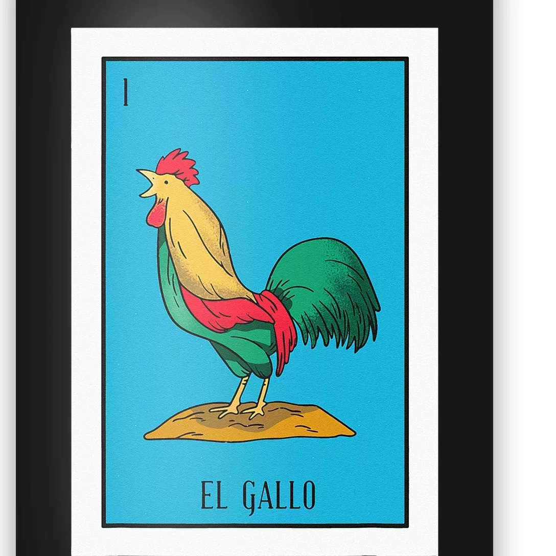 El Chicken Lottery Gift The Chicken Card Mexican Lottery Poster