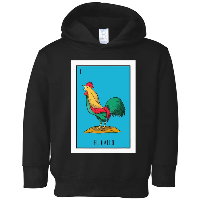 El Chicken Lottery Gift The Chicken Card Mexican Lottery Toddler Hoodie