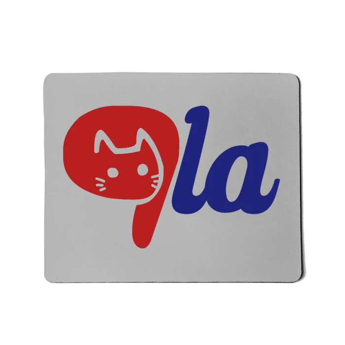 Election Cat La Kamala Harris Comma La 2024 Mousepad