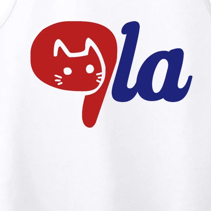 Election Cat La Kamala Harris Comma La 2024 Performance Tank