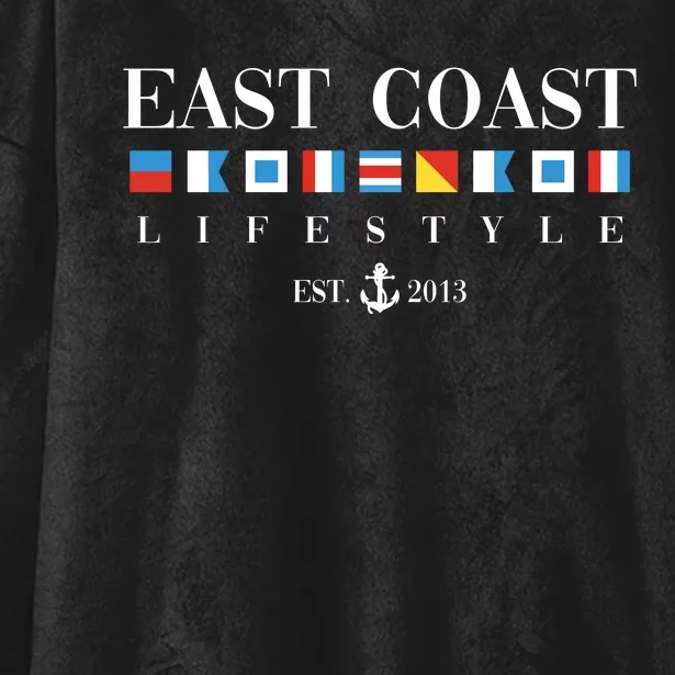 East Coast Lifestyle Hooded Wearable Blanket