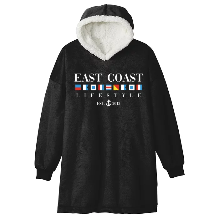 East Coast Lifestyle Hooded Wearable Blanket