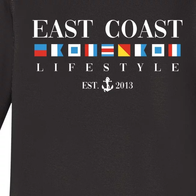 East Coast Lifestyle Baby Long Sleeve Bodysuit