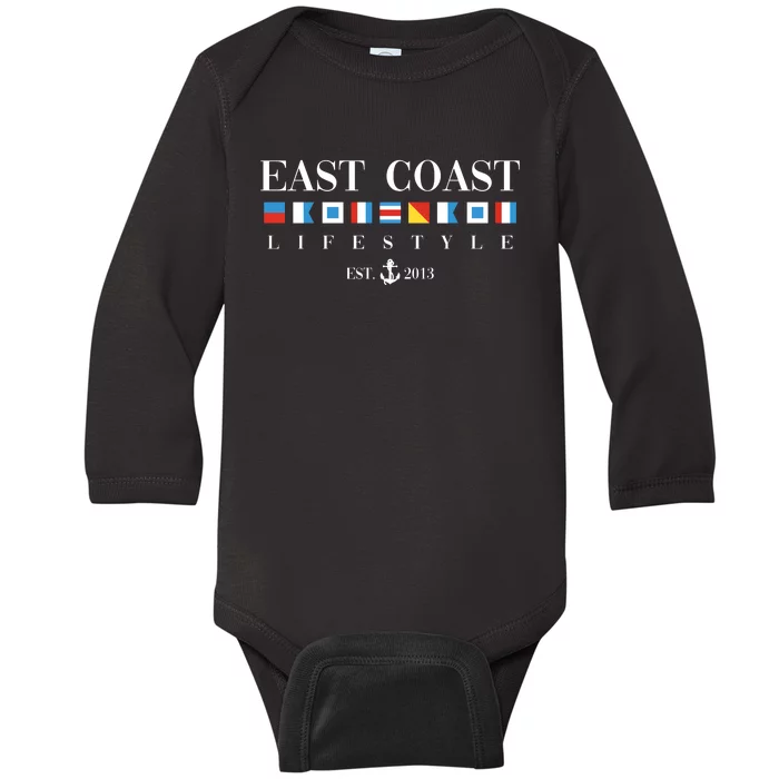 East Coast Lifestyle Baby Long Sleeve Bodysuit