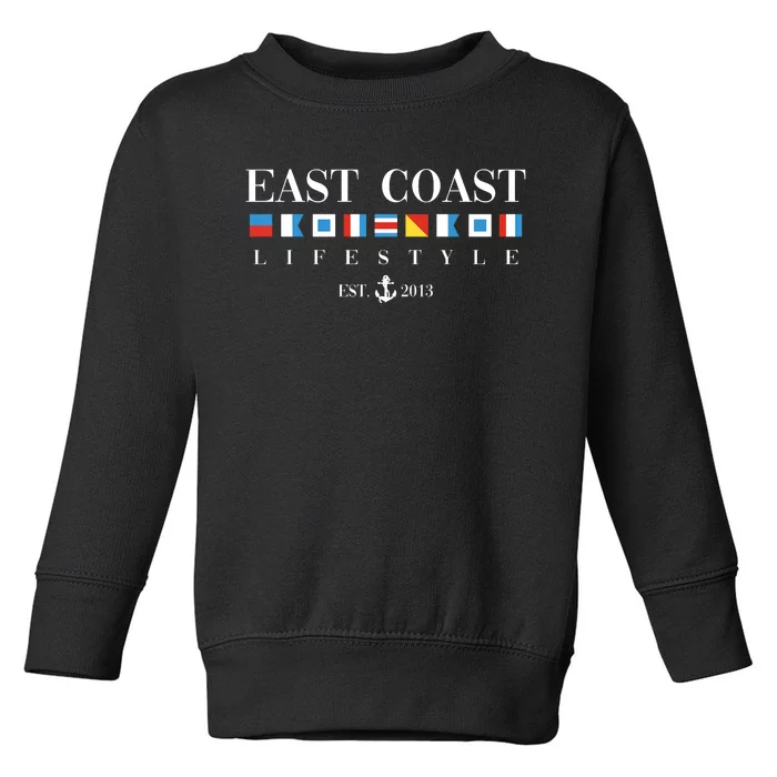 East Coast Lifestyle Toddler Sweatshirt