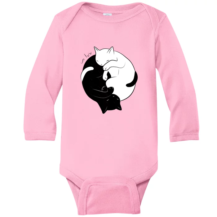 Eternal Cat Love Baby Long Sleeve Bodysuit