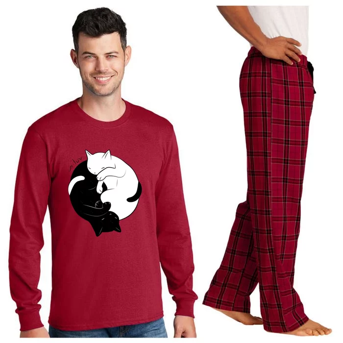 Eternal Cat Love Long Sleeve Pajama Set