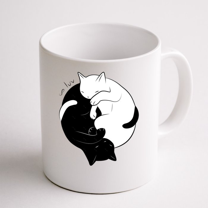 Eternal Cat Love Front & Back Coffee Mug