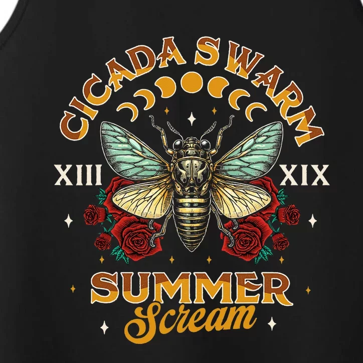 Entomology Cicada Lover 2024 Cicada Swarm Summer Performance Tank