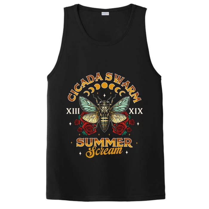 Entomology Cicada Lover 2024 Cicada Swarm Summer Performance Tank