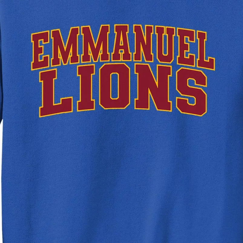 Emmanuel College Lions Arch01 Tall Sweatshirt