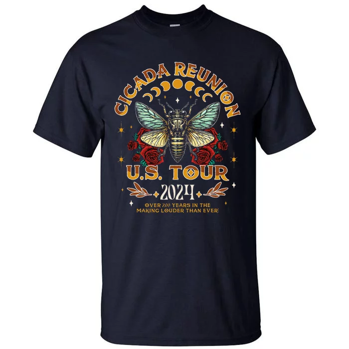 Entomologist Cicada Lover Cicada Reunion Us 2024 Tall T-Shirt