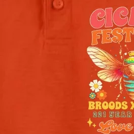 Entomology Cicada Lover Cicada Fest 2024 Broods Xix & Xiii Dry Zone Grid Performance Polo