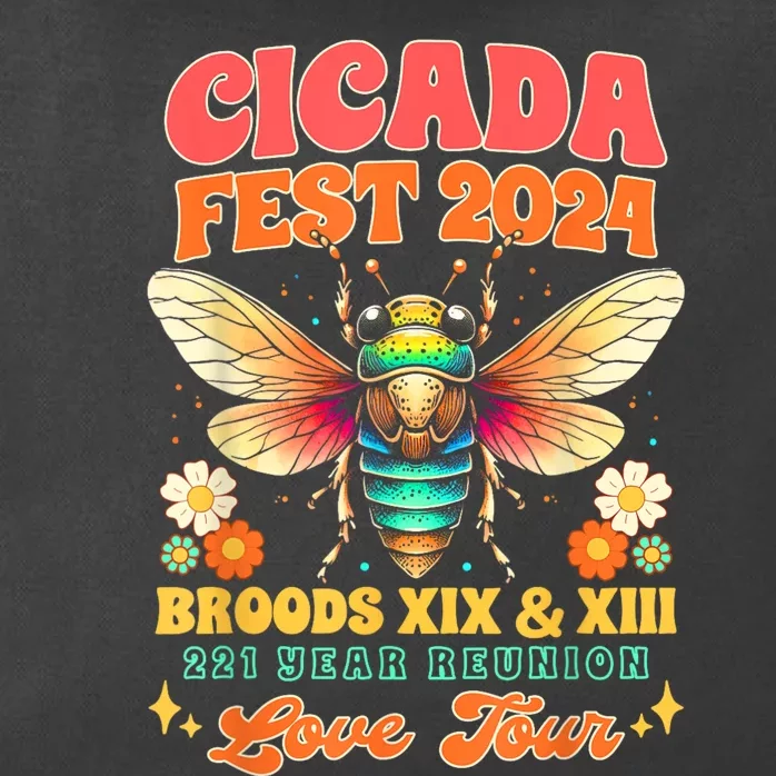 Entomology Cicada Lover Cicada Fest 2024 Broods Xix & Xiii Zip Tote Bag