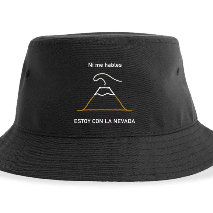 Estoy Con La Nevada (Oscuro) Sustainable Bucket Hat