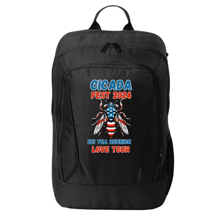 Entomology Cicada Lover Cicada Fest 2024 City Backpack