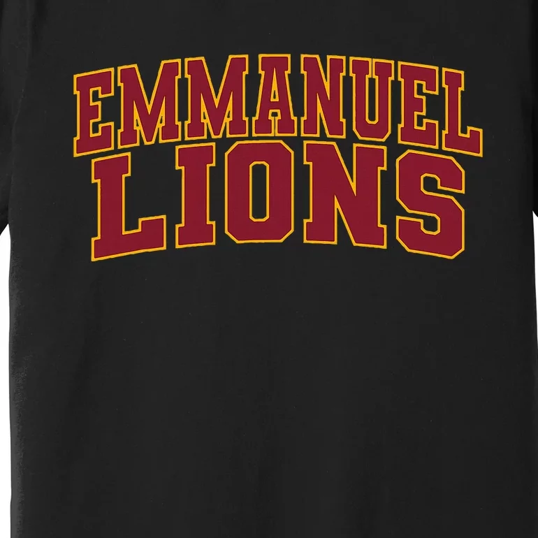 Emmanuel College Lions Premium T-Shirt