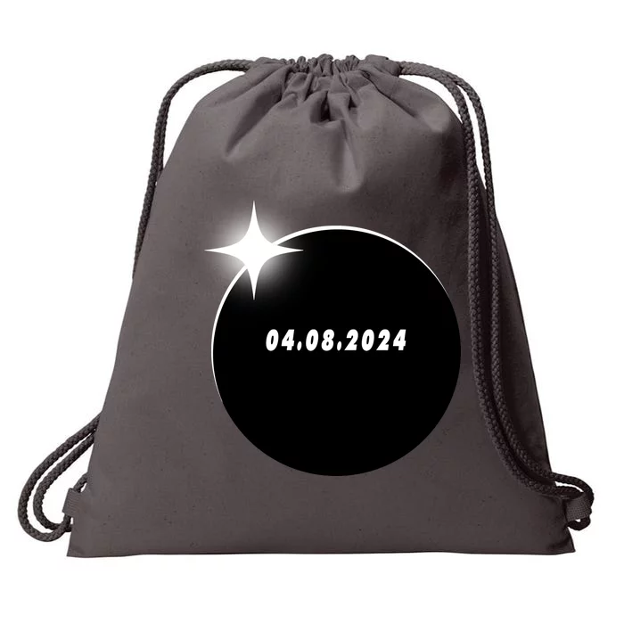 Eclipse 04.08 2024 Drawstring Bag