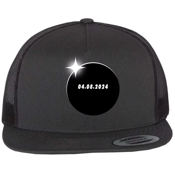 Eclipse 04.08 2024 Flat Bill Trucker Hat