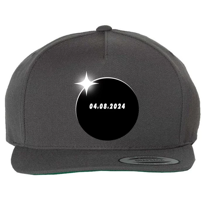 Eclipse 04.08 2024 Wool Snapback Cap