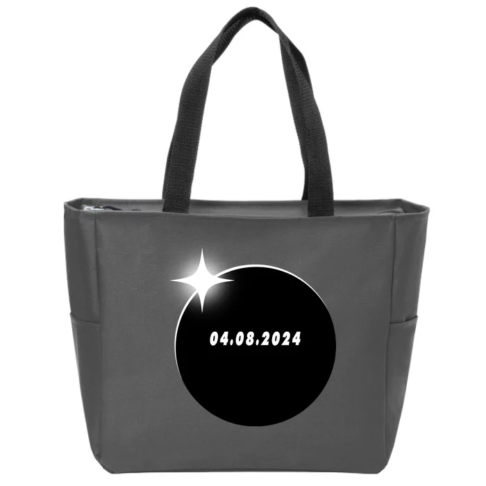 Eclipse 04.08 2024 Zip Tote Bag