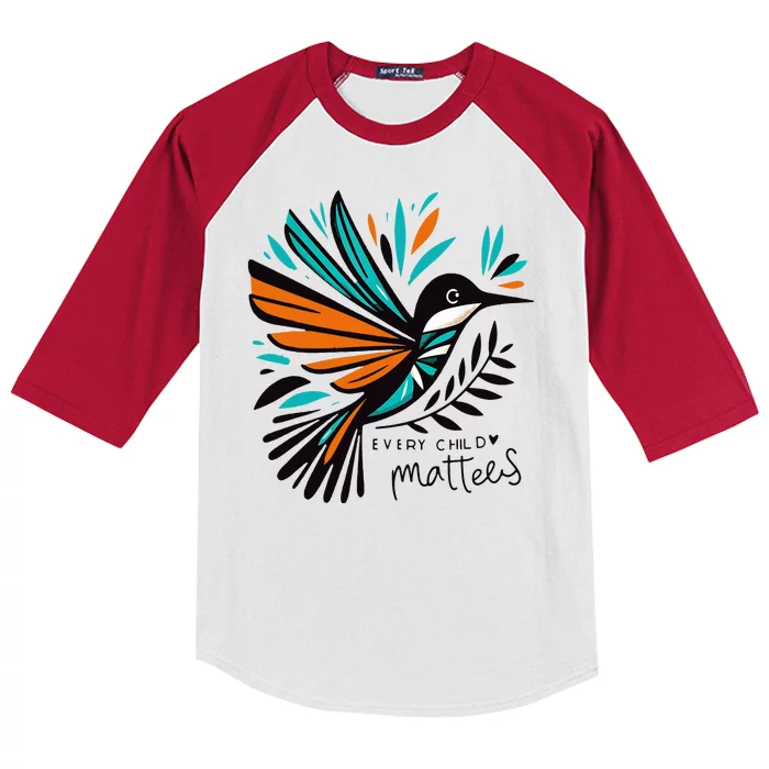 Every Child Matters Unity Day Anti Bullying Kids Colorblock Raglan Jersey