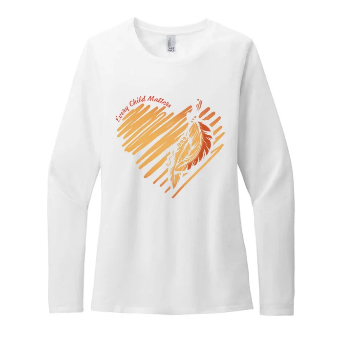 Every Child Matters Kindness And Equality Womens CVC Long Sleeve Shirt