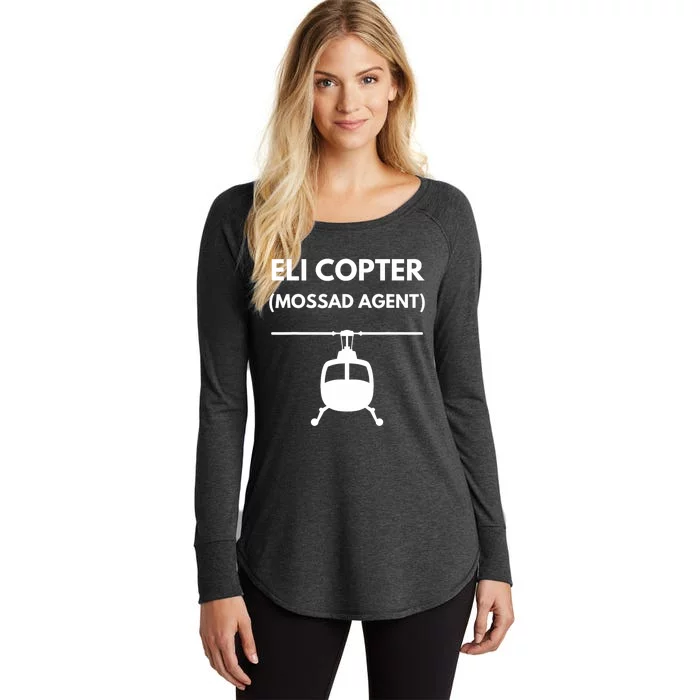 Eli Copter (Mossad Agent) Helicopter Israel Women's Perfect Tri Tunic Long Sleeve Shirt