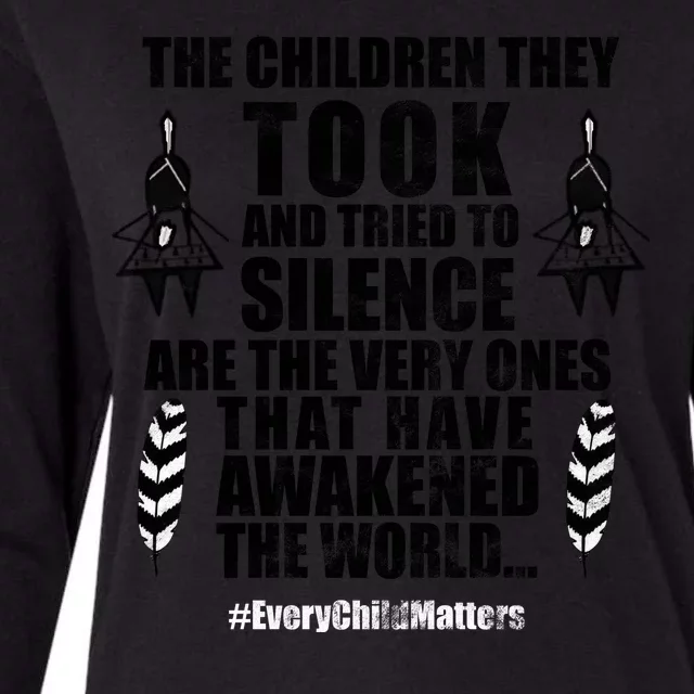 Every Child Matters Quote Womens Cotton Relaxed Long Sleeve T-Shirt